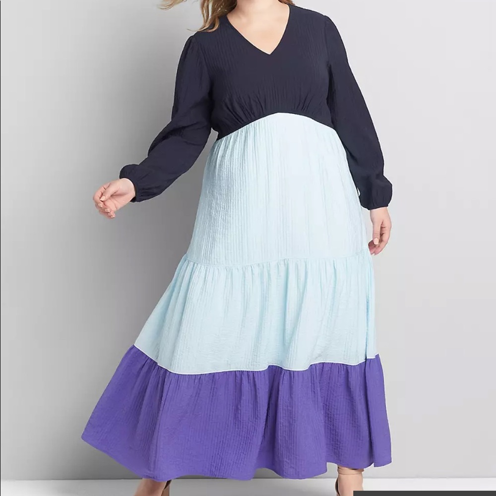 Color block Lane Bryant dress